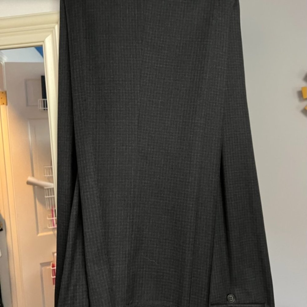 Canali, men's trousers, size 58 regular grey, NWT, 100% wool
